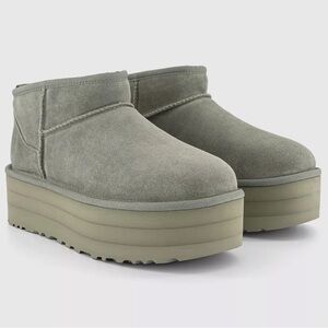 Women's Platform UGG booties - W Classic Ultra Mini Platform